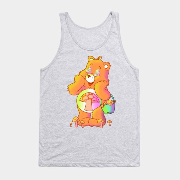 Shroom carebear Tank Top by Botanicalcreatioshop